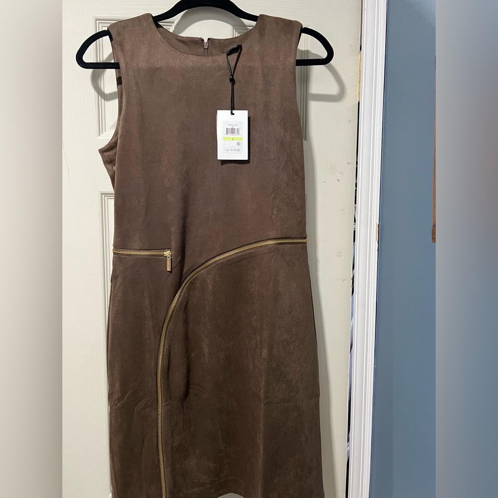 NWT Faux Suede DKNY Dress